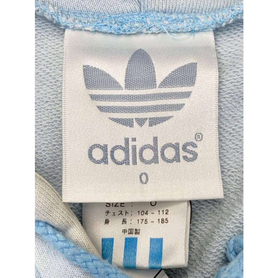 adidas◇パーカー/O/アディダス/水色/ライトブルー/コットン/BLU