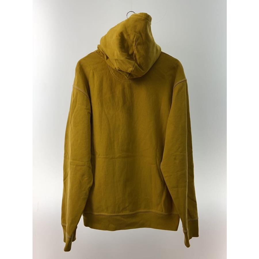 STUSSY◇パーカー/L/コットン/ステューシー/黄色/イエロー/裏起毛/YLW