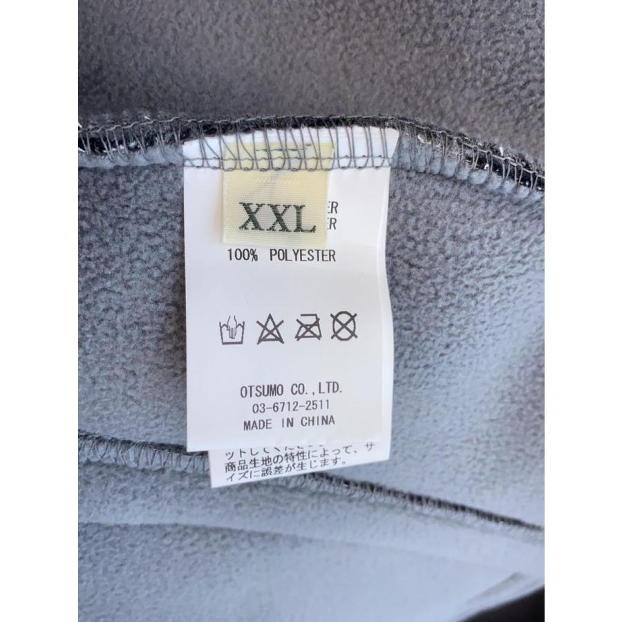 HUMAN MADE◇フリースジャケット/XXL/ポリエステル/GRY/チェック