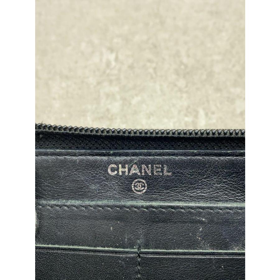 美品　CHANEL レザー キャビアスキン　ココマーク　長財布 CHANEL シャネル 長財布 ココマーク キャビアスキン レザー