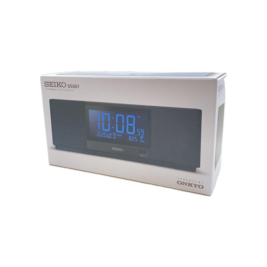 セイコークロック◇Bluetoothスピーカー SS501K [黒] : セカンド