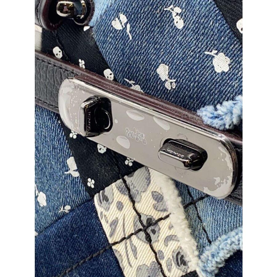 【極美品】コーチ　スワッガー　2way ショルダーバッグ　デニム　パッチワーク 極美品】コーチ スワッガー 2way ショルダーバッグ デニム