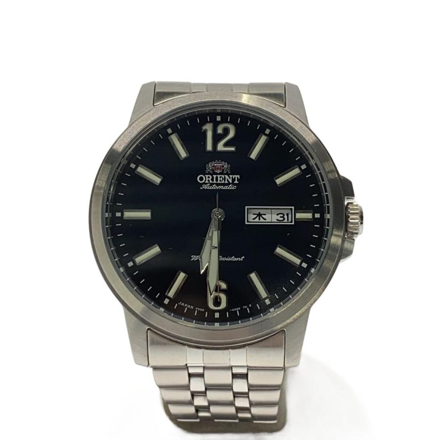 ORIENT◇自動巻腕時計/アナログ/ステンレス/BLK/SLV/SS/F692-UAF0
