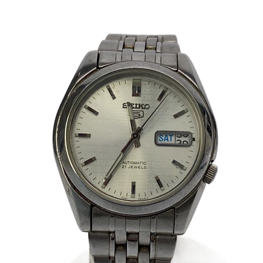 SEIKO◇自動巻腕時計/アナログ/SLV/SLV/7S26-01V0 : セカンド