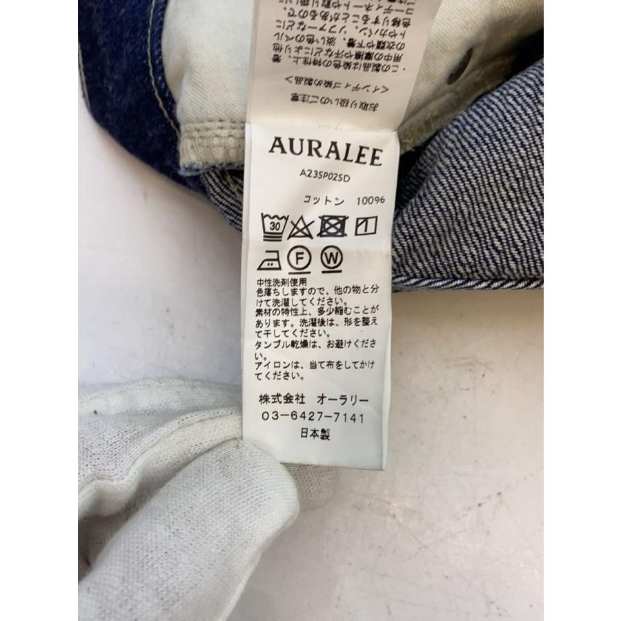 AURALEE◇23SS/SELVEDGE LIGHT DENIM PANTS/3/デニム/IDG/A23SP02SD
