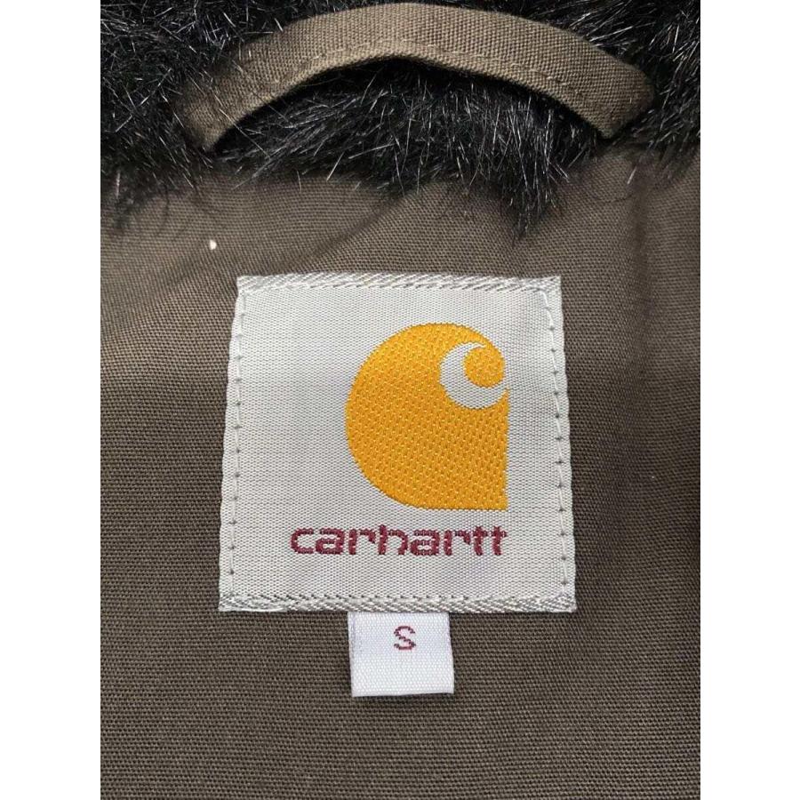 Carhartt◆マウンテンパーカ/S/ポリエステル/KHK/無地/TRAPPER PARKA｜ssol-shopping｜03