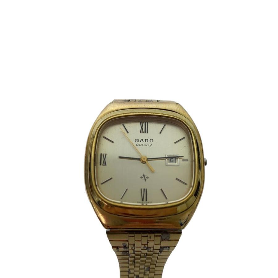 RADO クォーツ 腕時計 イエローレザーベルト RADO◇クォーツ腕時計/アナログ/--/GLD/GLD/ーー/711.5080.2
