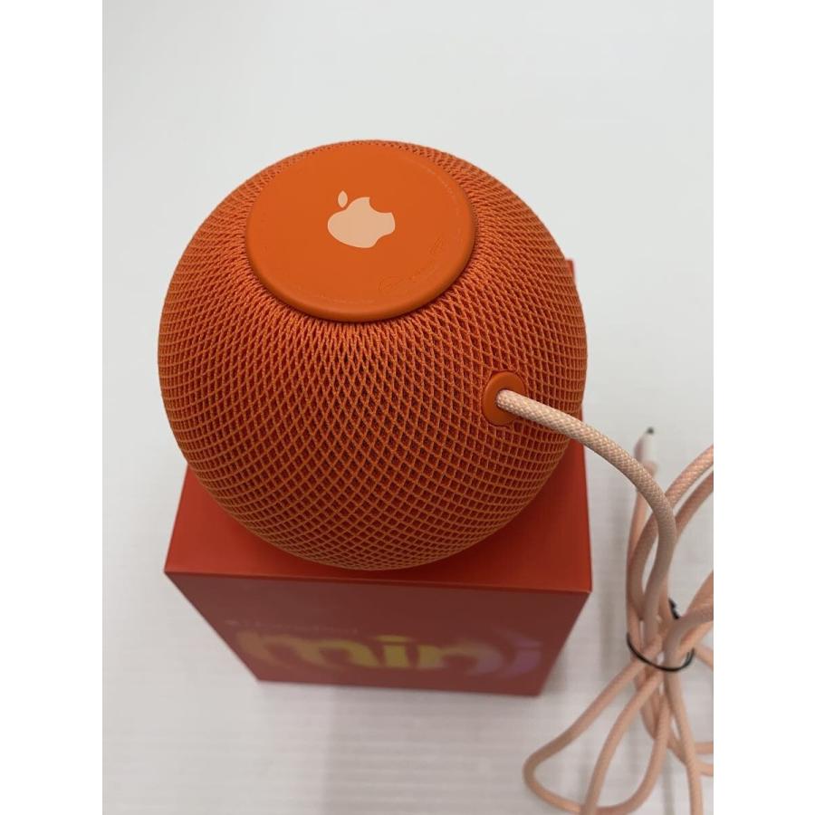 Apple◇Bluetoothスピーカー HomePod mini MJ2D3J/A A2374 [オレンジ 