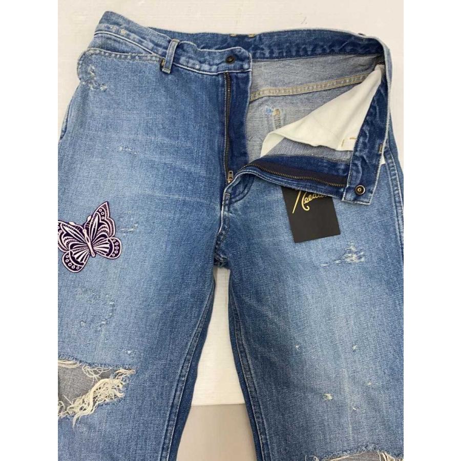 Needles◇BUBOOTS CUT PATCH DENIMダメージ加工パッチワークデニム 