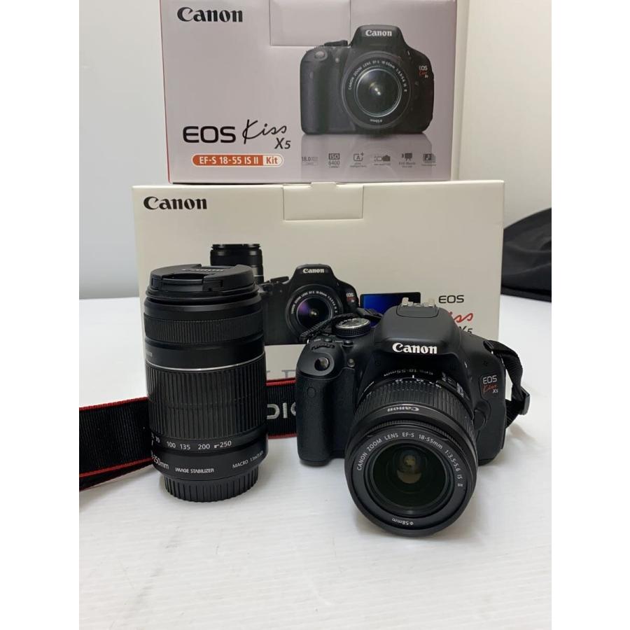 CANON◇デジタル一眼カメラ EOS Kiss X5 ダブルズームキット DS126311