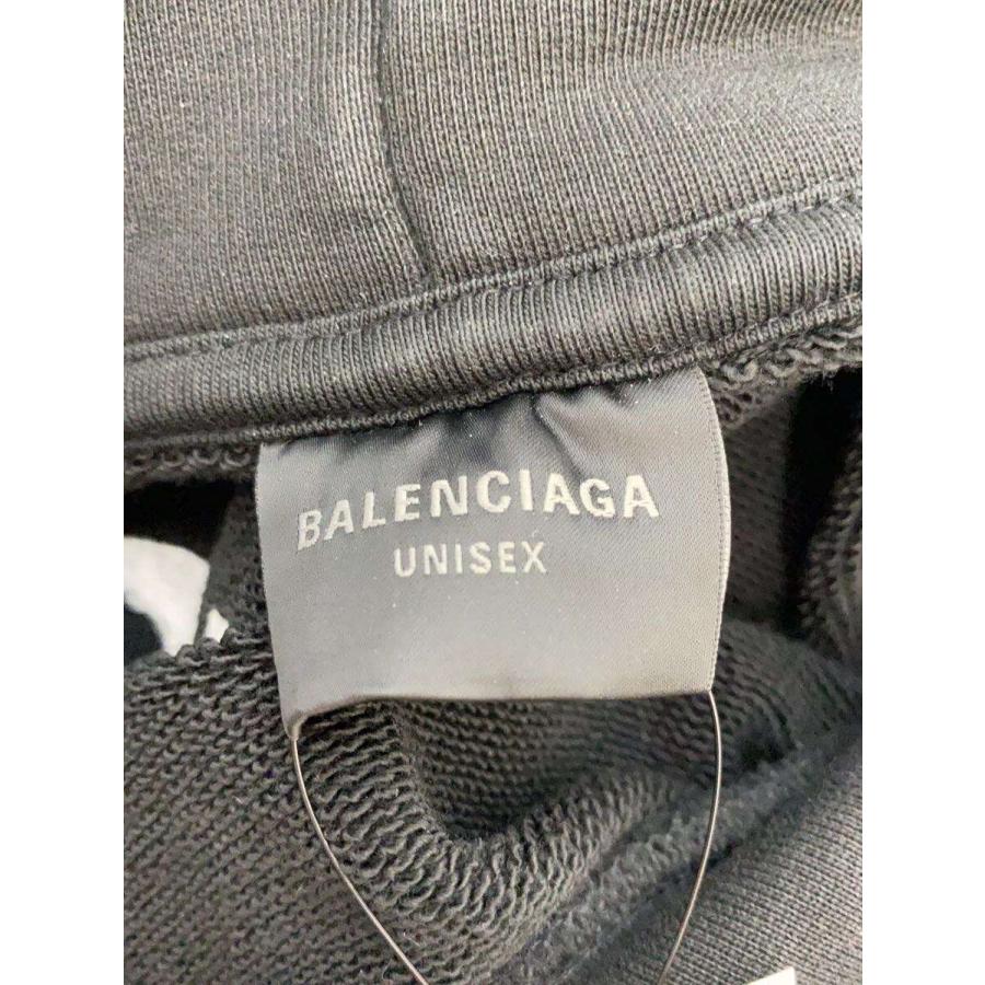 BALENCIAGA◆パーカー/L/コットン/BLK/767877 TRVJ3_2