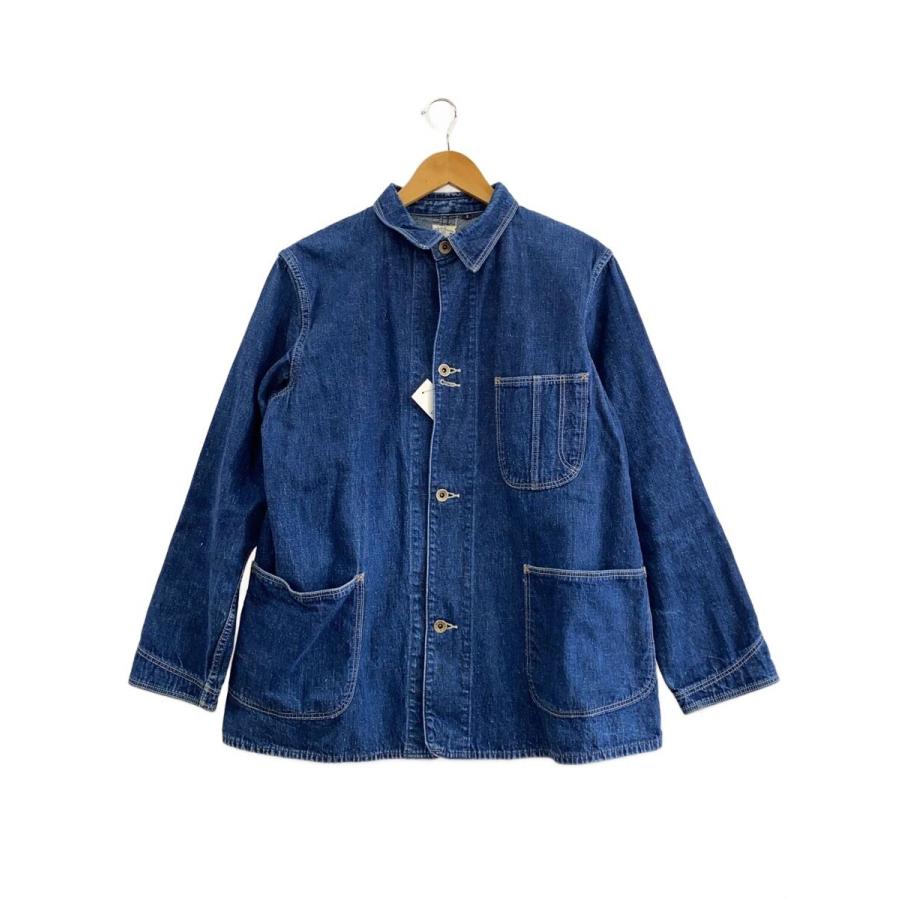 orSlow◇カバーオール/大戦モデル/月桂樹ボタン/2/コットン/NVY/袖汚れ