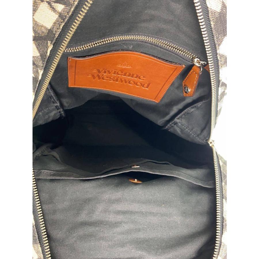 Vivienne Westwood◆リュック/--/BLK/チェック/チェスプリント_5