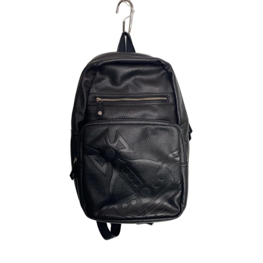 Vivienne Westwood レザーリュック バックパック Vivienne Westwood◇リュック/レザー/BLK : セカンドストリートYahoo
