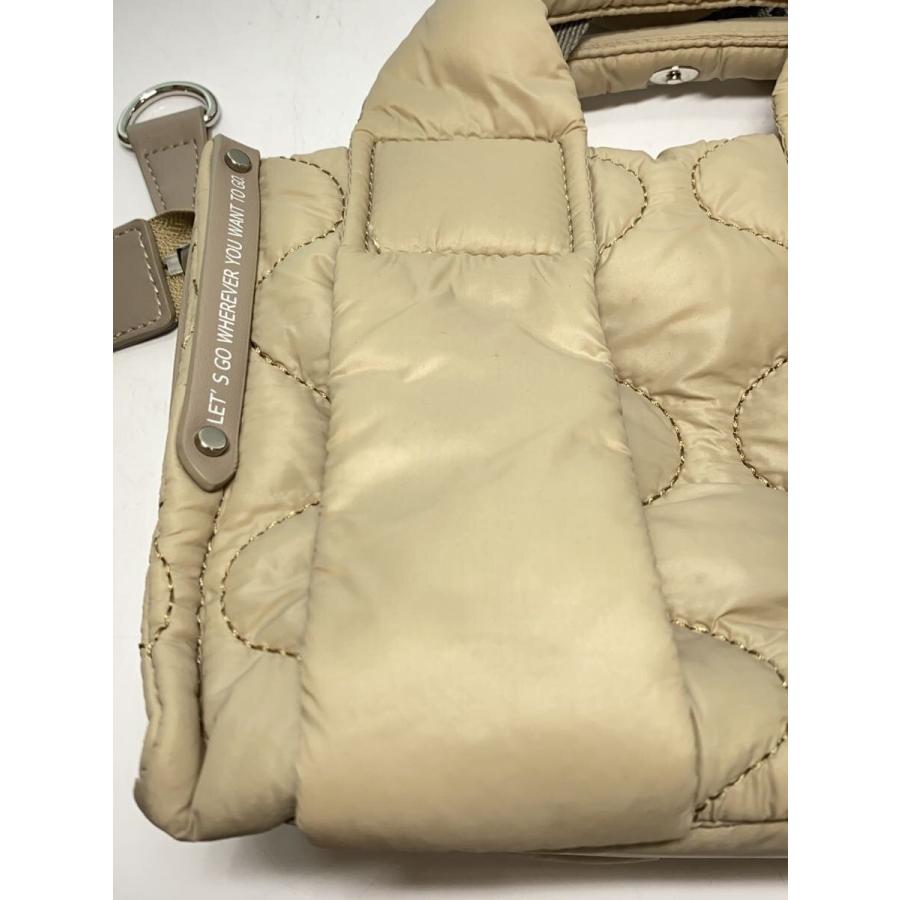 nouer◇2WAY/キルティング/ショルダーバッグ/ナイロン/ベージュ nouer◇2WAY/キルティング/ショルダーバッグ/ナイロン/ベージュ