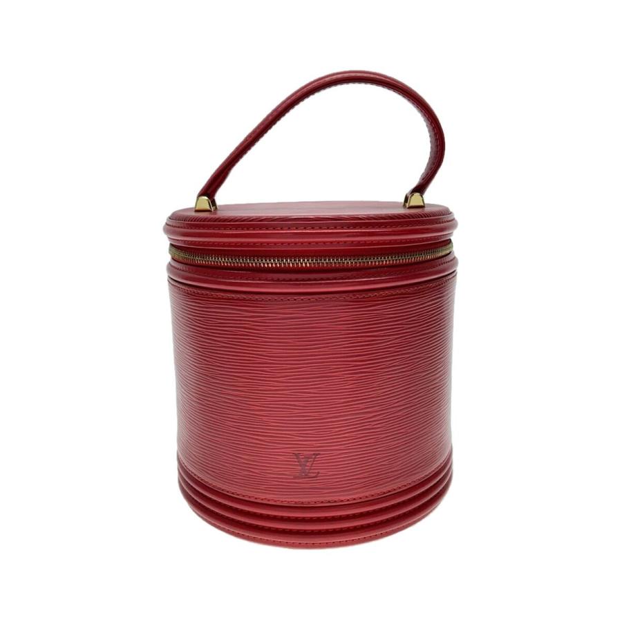 LOUIS VUITTON◇カンヌ_エピ_RED/レザー/レッド/M48037/バニティ/内 