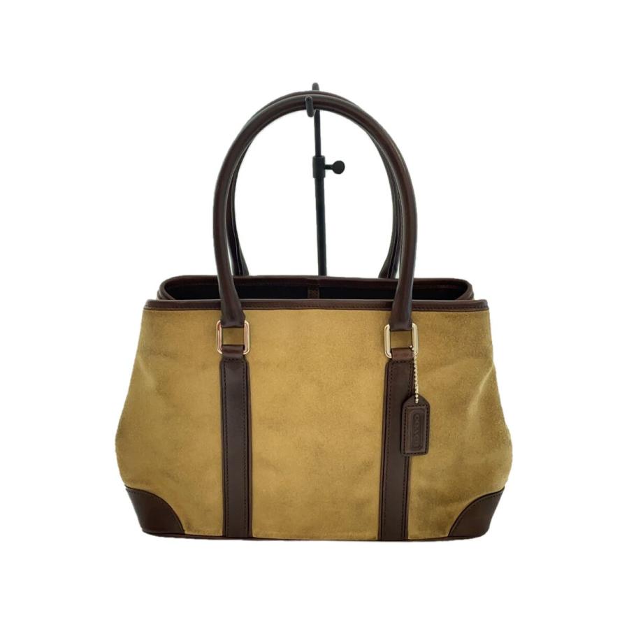 COACH◇OLD COACH/オールドコーチ/03年製/ハンドバッグ/スウェード