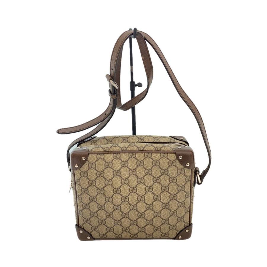 GUCCI◇ショルダーバッグ_GGスプリーム/PVC/ベージュ/総柄/626363