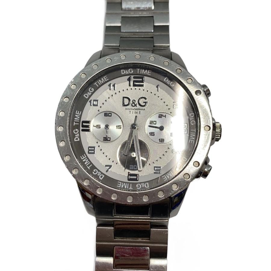 DOLCE&GABBANA◇クロノグラフ/クォーツ腕時計/アナログ/ステンレス