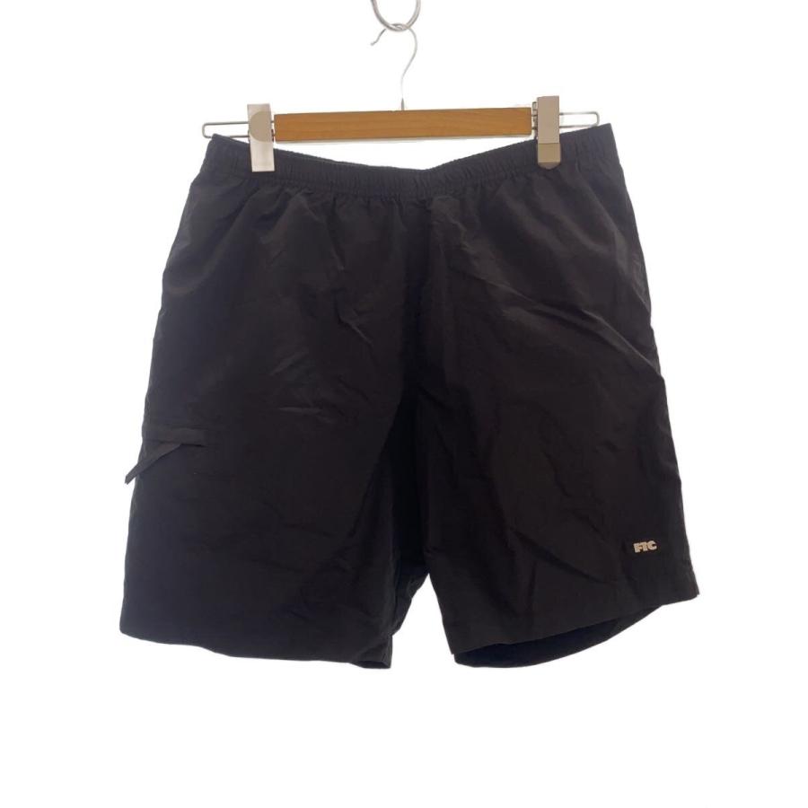 FTC◇SUPPLEX NYLON SHORT/ショートパンツ/M/ナイロン/ブラック/無地