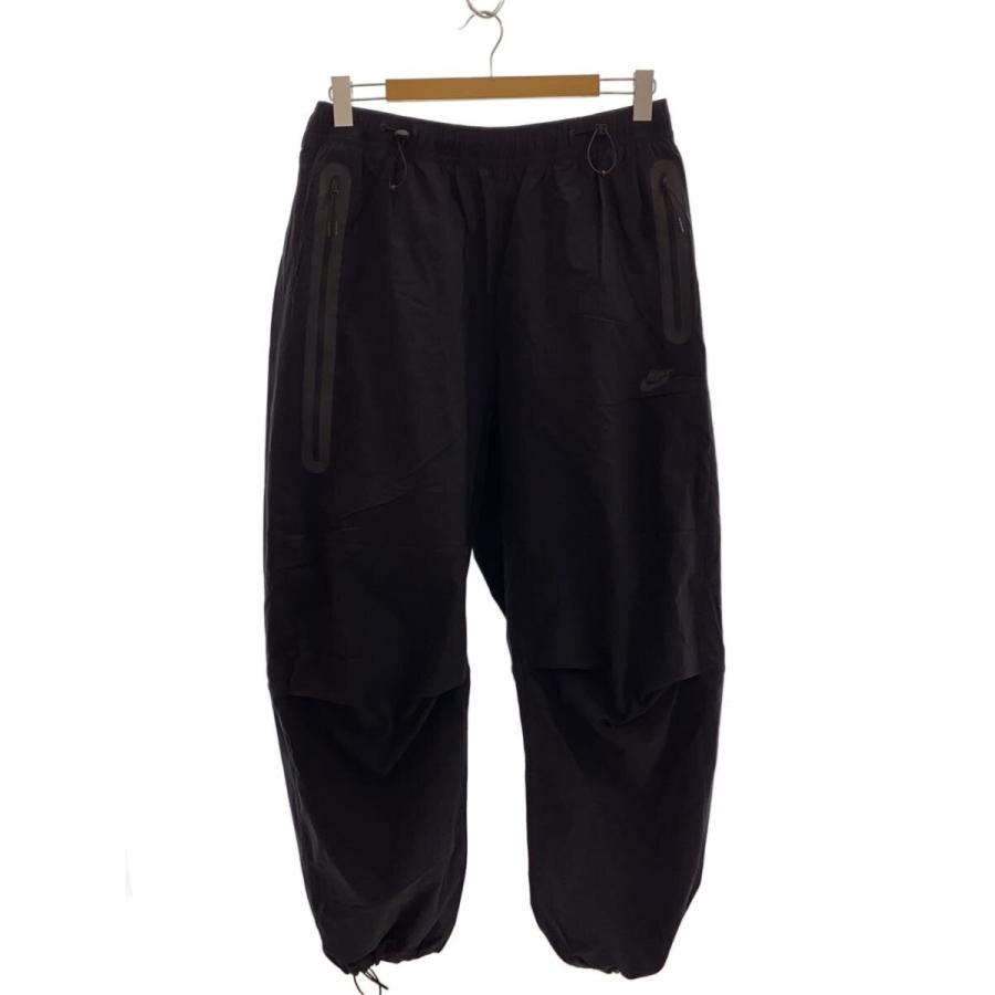 NIKE◇TECH WOVEN OPEN HEM PANT/ボトム/3L/ナイロン/ブラック/HM7159