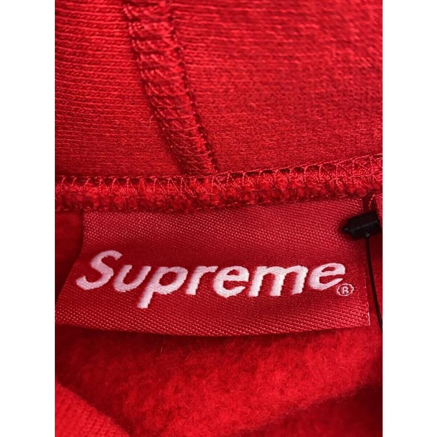 Supreme◇ロゴ刺繍/パーカー/M/コットン/RED : セカンドストリート