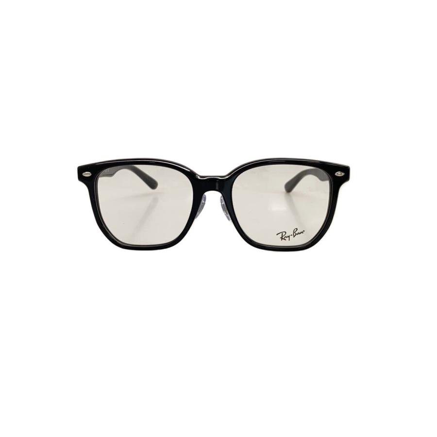 Ray-Ban◇メガネ/ウェリントン/プラスチック/BLK/CLR/メンズ/RB5425D
