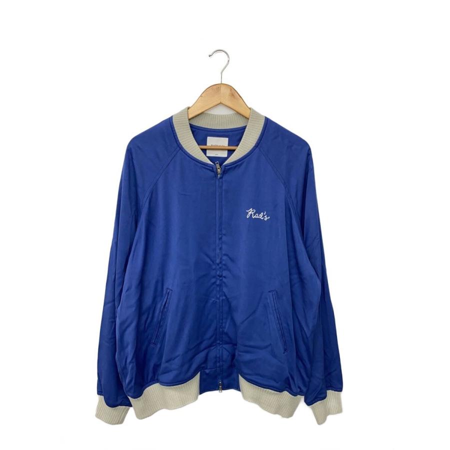 RADIALL◇KIKI SOUVENIR JACKET/スカジャン/L/レーヨン/ブルー/RAD