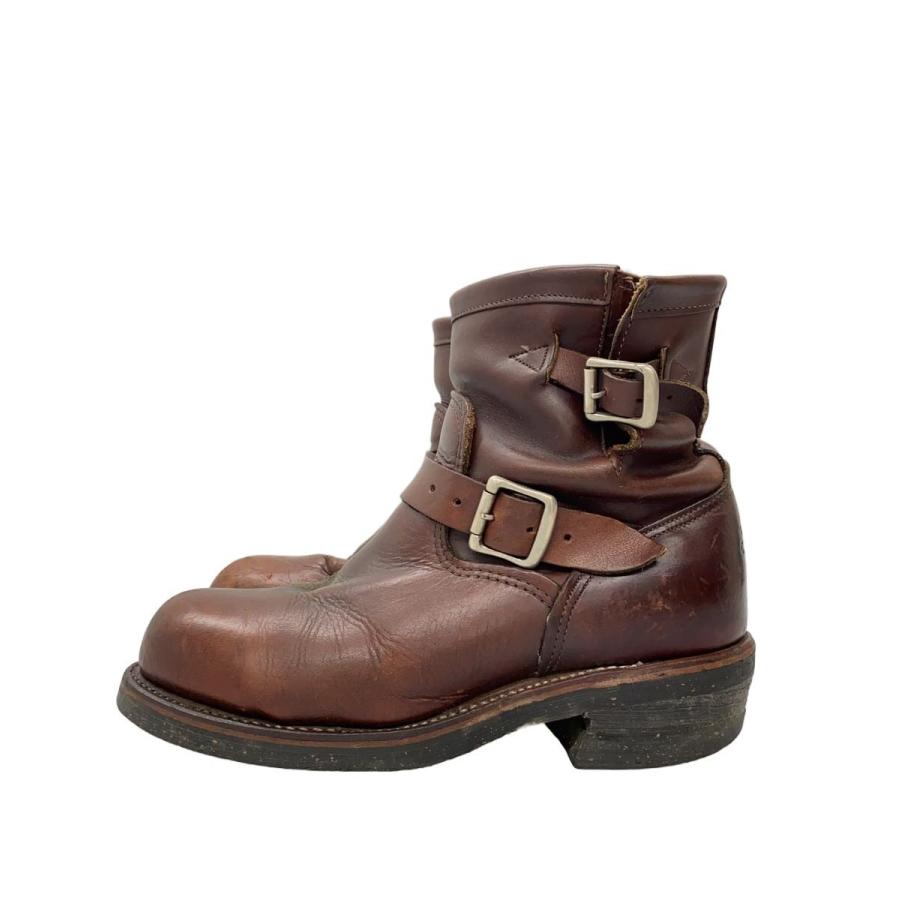 CHIPPEWA◇エンジニアブーツ/24.5cm/BRW/レザー/1901m11// : セカンド