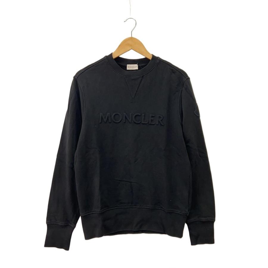 MONCLER◇スウェット/S/コットン/BLK/I10918G00027// : セカンド