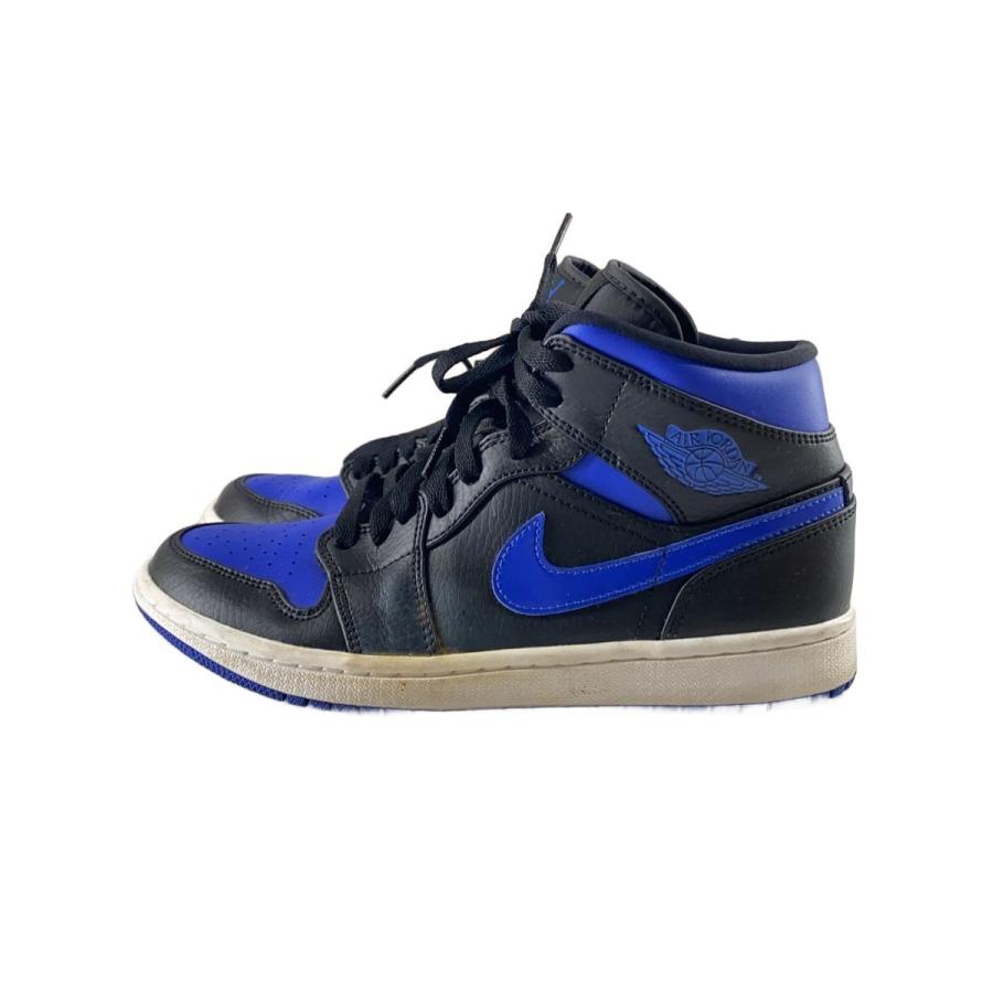 NIKE◇AIR JORDAN 1 MID/エアジョーダン ミッド/ブラック/554724-068
