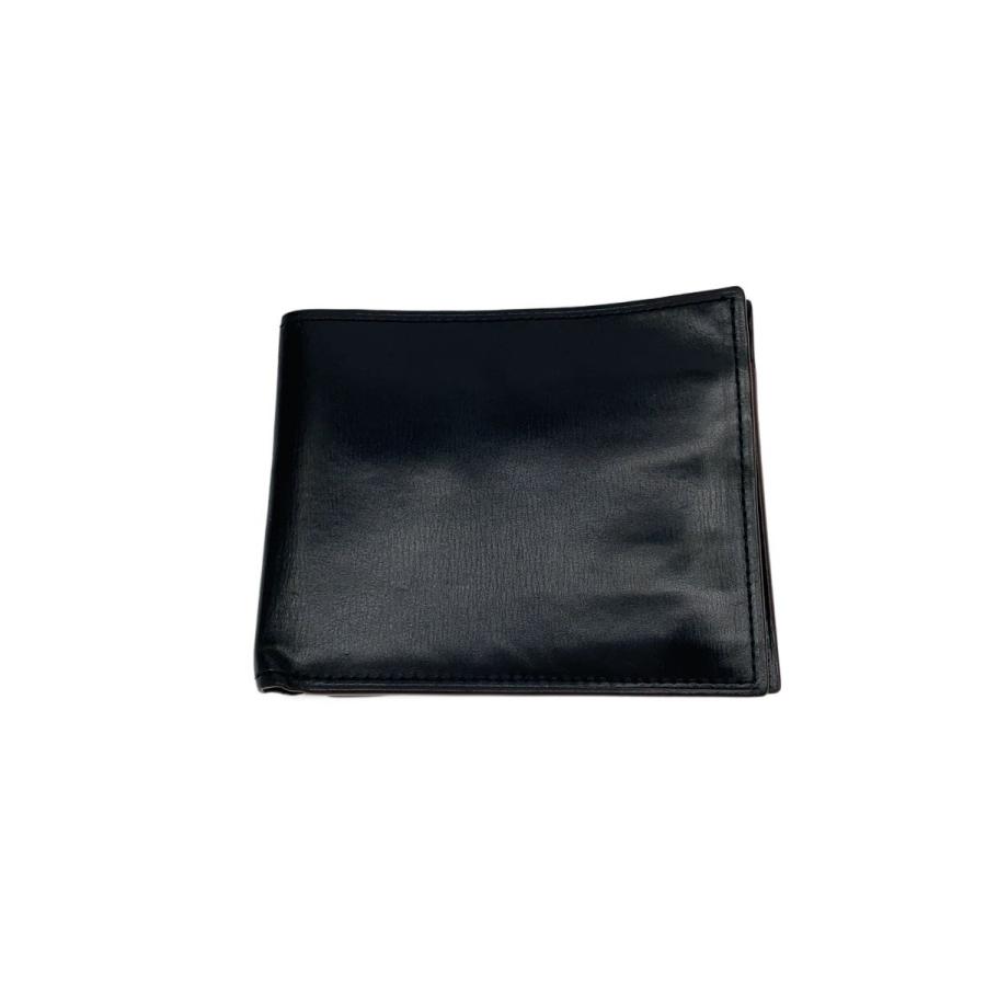 財布　GANZO GANZO◇2つ折り財布/レザー/BLK/無地/メンズ : セカンド