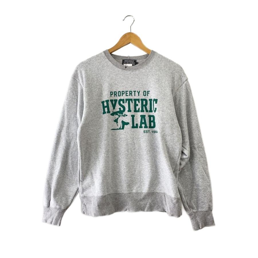 HYSTERIC GLAMOUR◇スウェット/S/ポリエステル/GRY/プリント/02223CS07