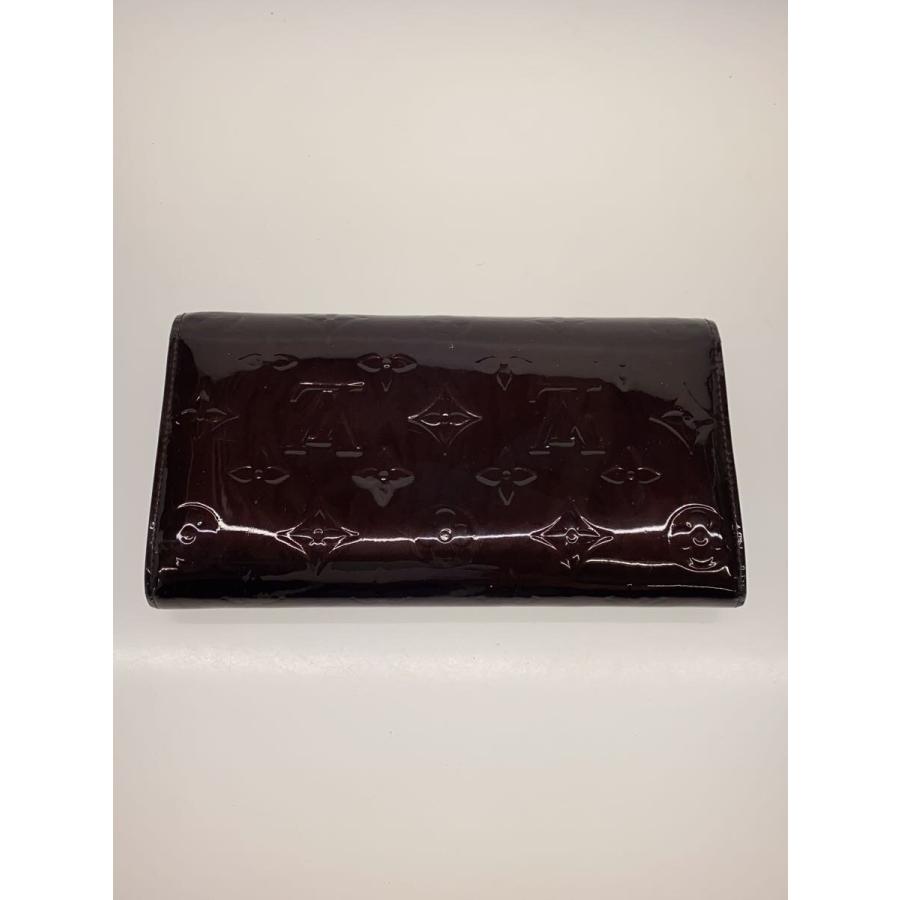LOUIS VUITTON◇ポルトフォイユサラモノグラムヴェルニ/内側キズ有/長