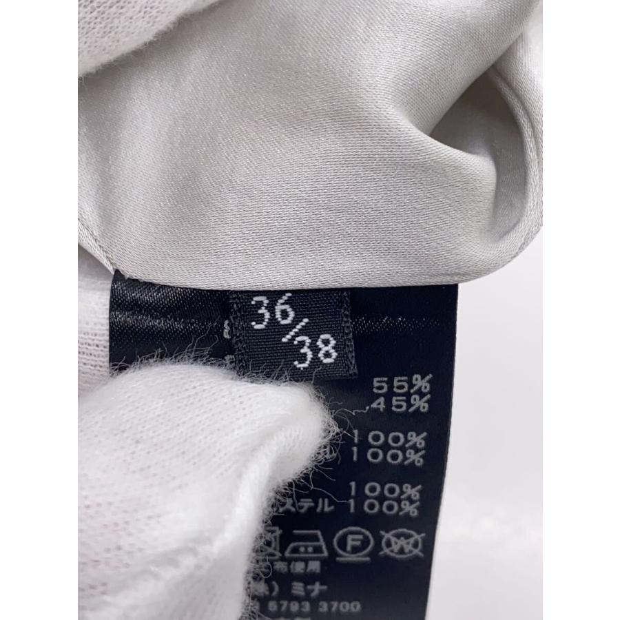 mina perhonen◆papurikko/半袖ワンピース/36/コットン/GRY/無地/ABS3170S_3