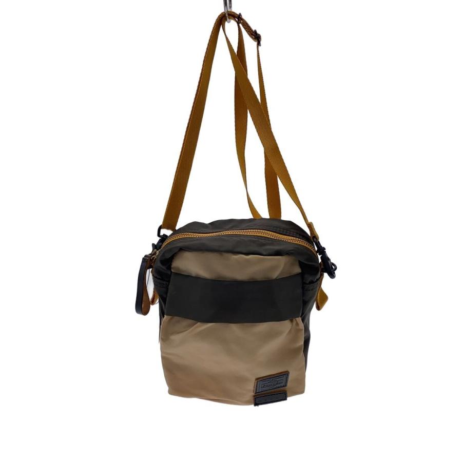 PORTER◇×MARNI/表面シミ有/ショルダーバッグ/ナイロン/CRM/無地