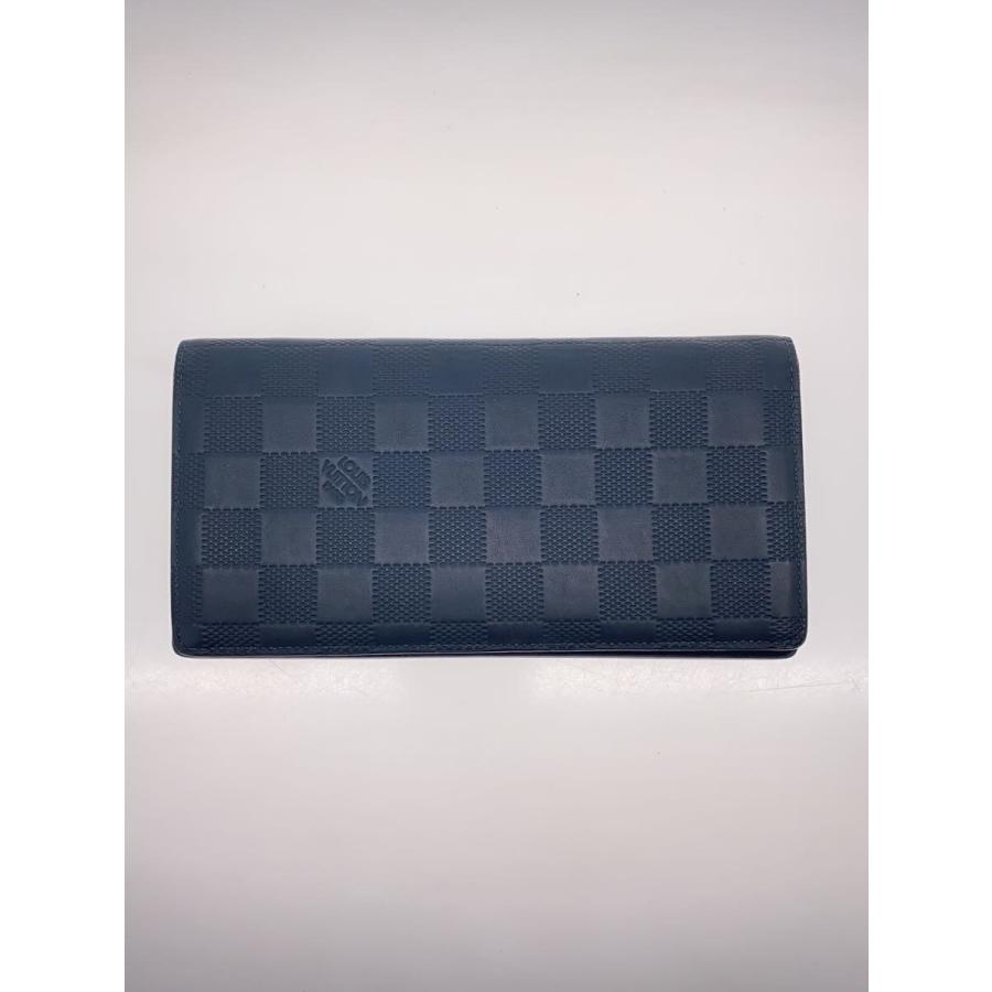 LOUIS VUITTON◇ポルト・フォイユ・ブラザ_ダミエ・アンフィニ