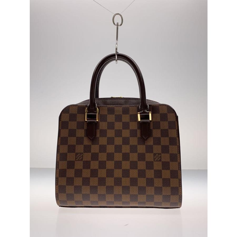 LOUIS VUITTON◇トリアナ_ダミエ・エベヌ/PVC/BRW// : セカンド