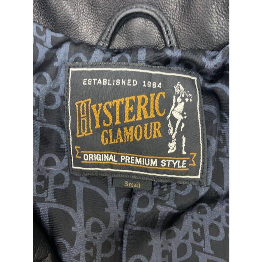 HYSTERIC GLAMOUR◇レザージャケット/S/山羊革/BLK/02203LB04