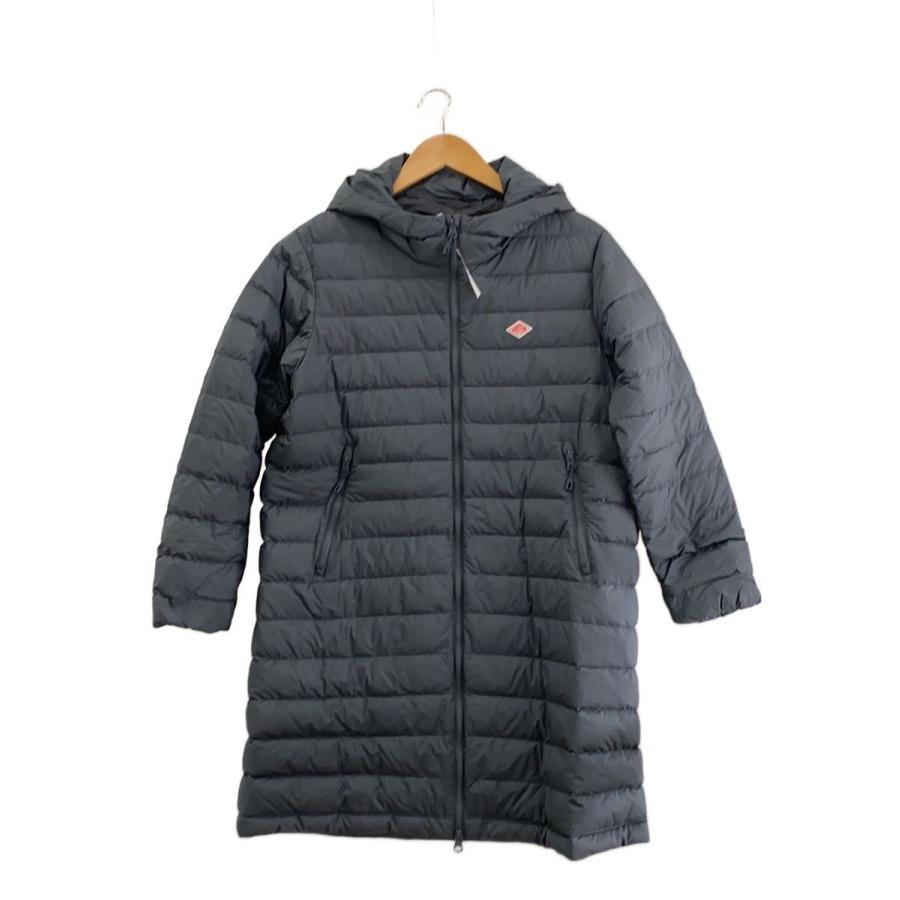 DANTON◇ミドルダウン フード付きコート/S/ナイロン/GRY/DT-A0566 NRP