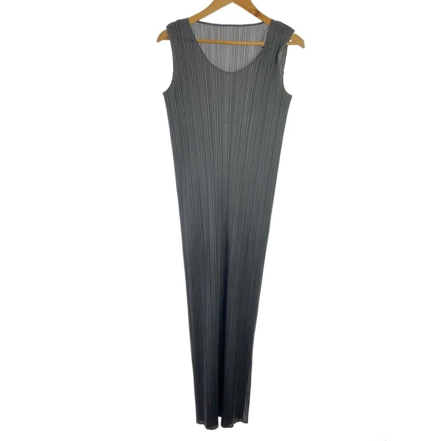 PLEATS PLEASE ISSEY MIYAKE◇ノースリーブワンピース/4/ポリエステル