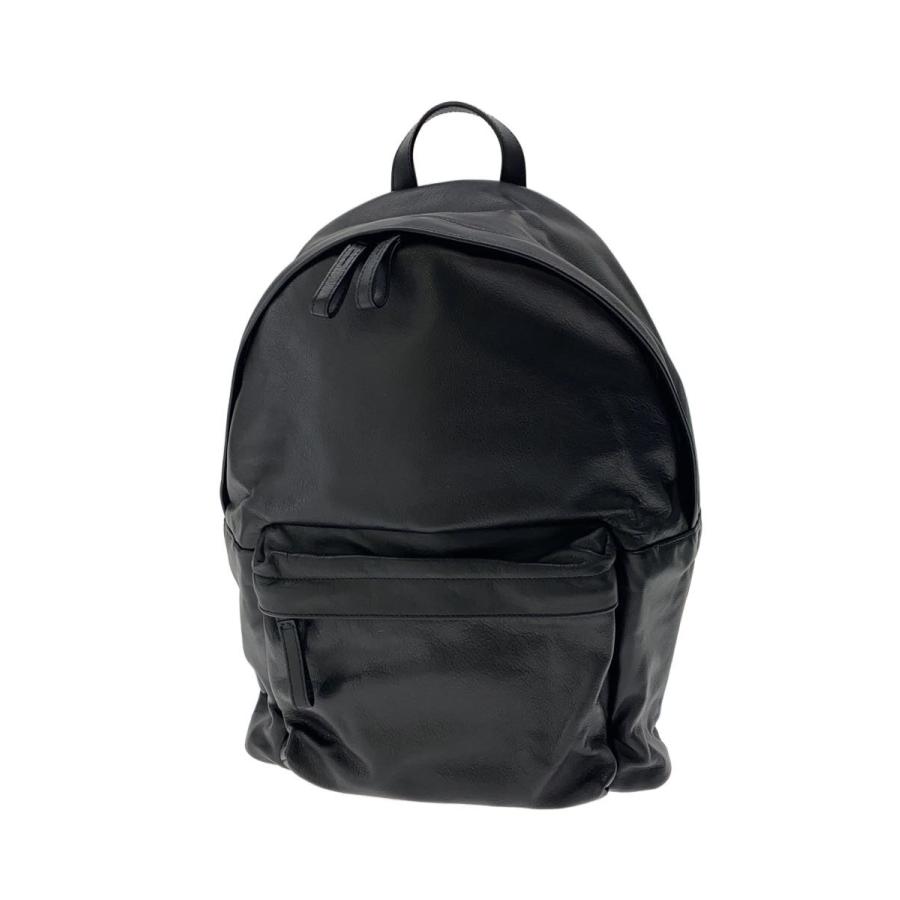 土屋鞄◇デイパック/リュック/18L/レザー/BLK/無地 : セカンド