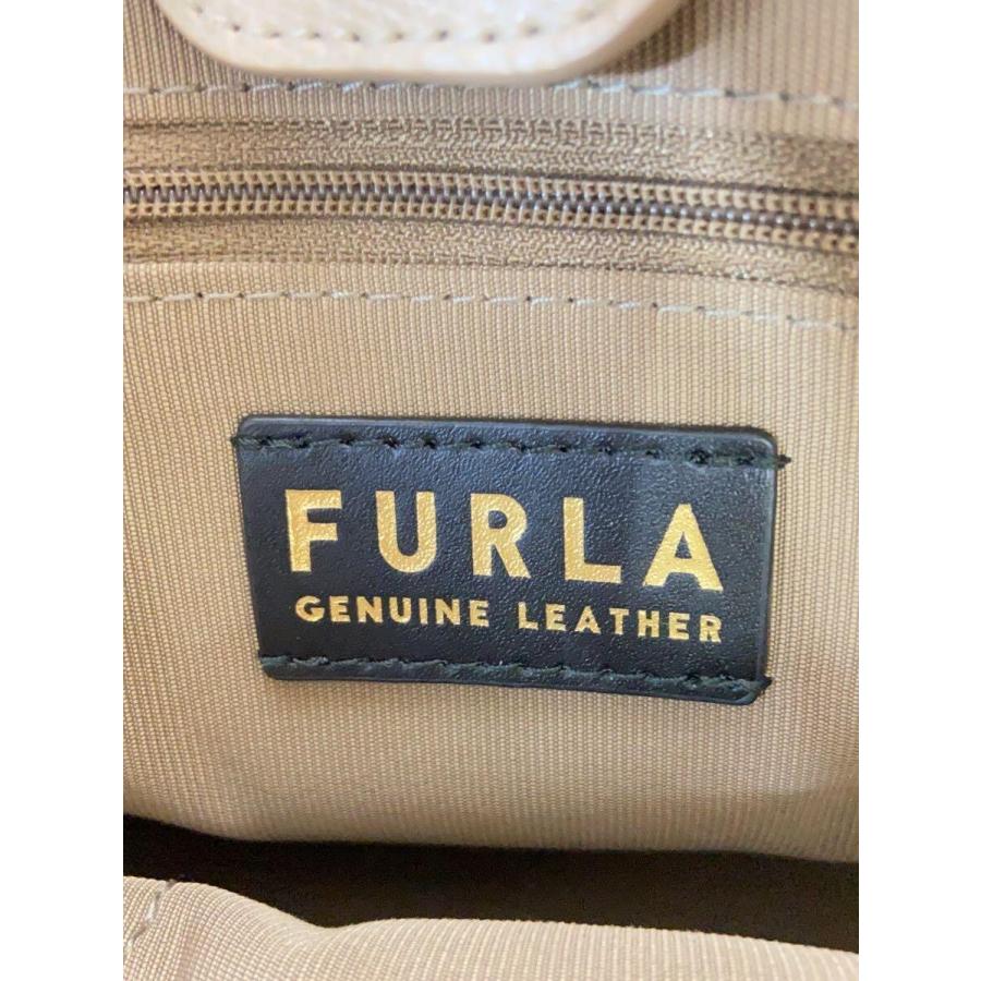 FURLA◇バッグ/レザー/BEG/アニマル/WB01286