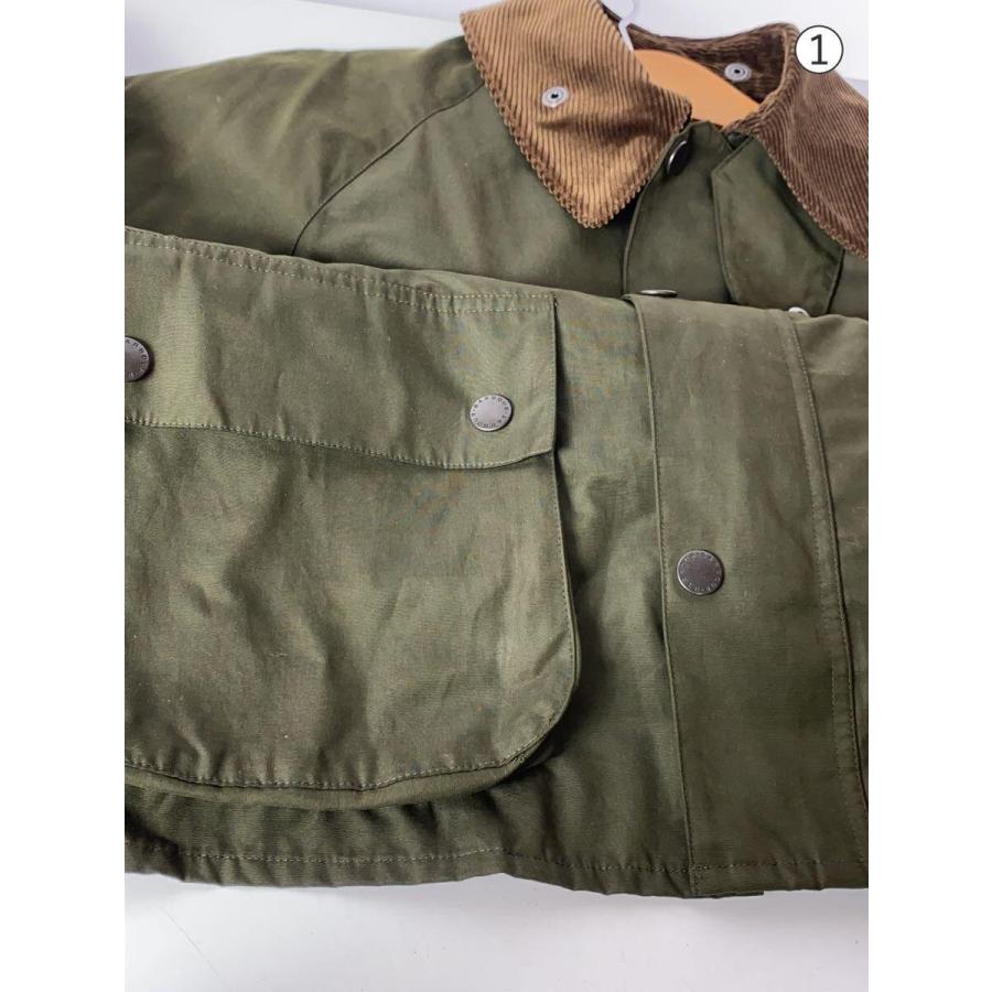 Barbour◇ジャケット/42/コットン/KHK/無地/251MCAS176 : セカンド