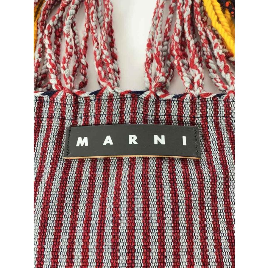 MARNI◇HAMMOCK BAG/トートバッグ/ウール/マルチカラー/ストライプ 