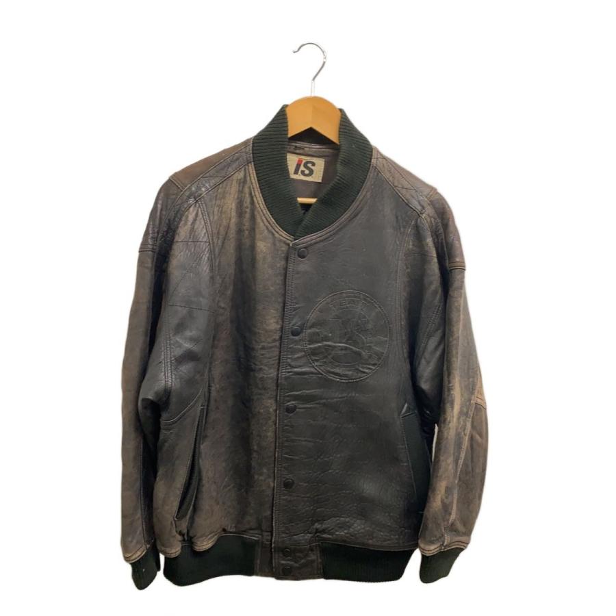 I.S. ISSEY MIYAKE SPORT◇レザージャケット・ブルゾン/--/羊革/BRW