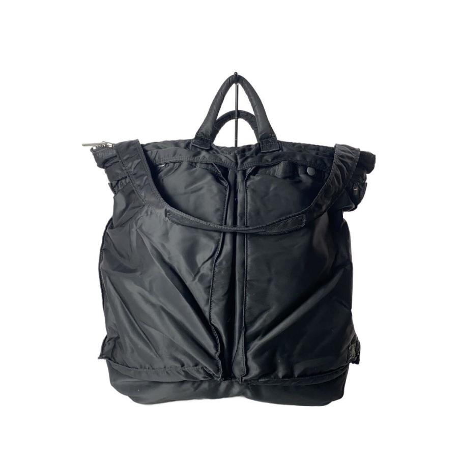 【極美品】ポーター 2way タンカー ヘルメットバッグ ナイロン 黒 A4可 PORTER - 【極美品】ポーター タンカー 2way ヘルメットバッグ