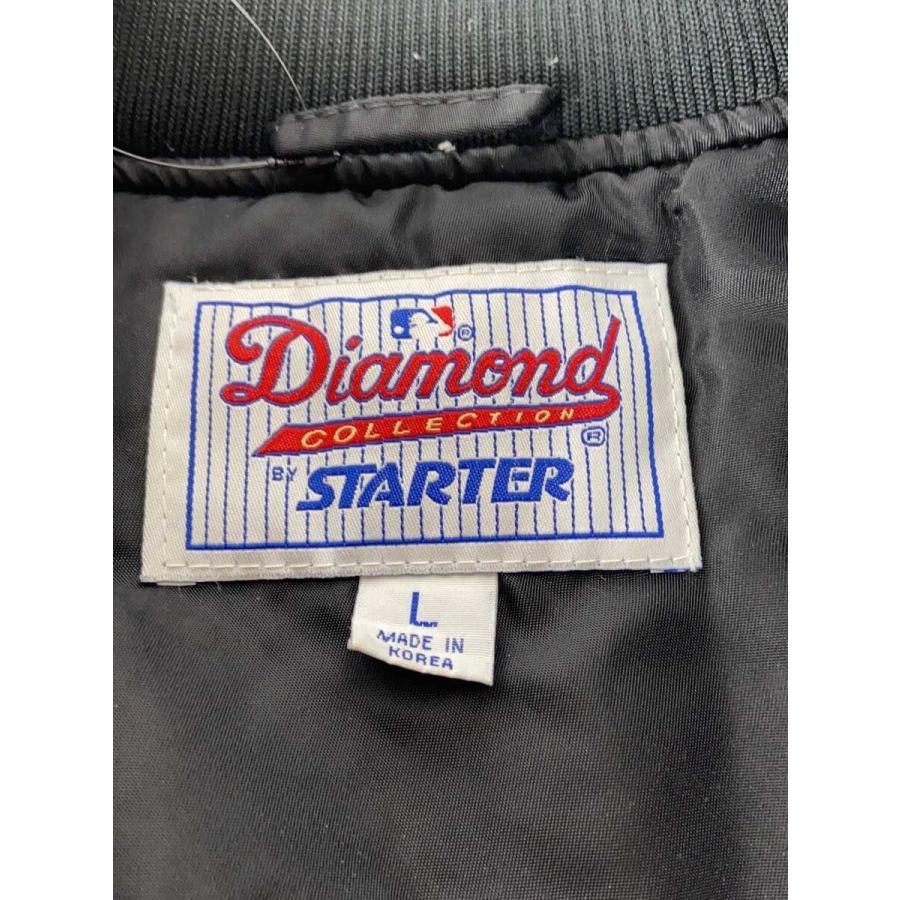 STARTER◇90s/ロッキーズ/スタジャン/L/ナイロン/BLK : セカンド