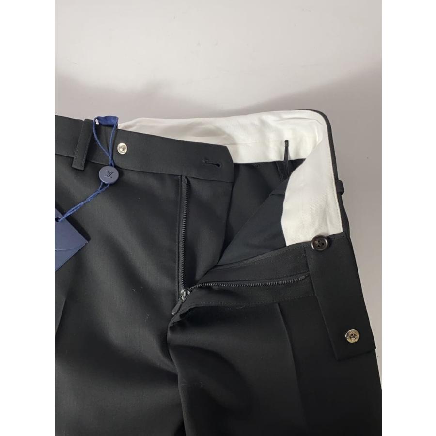 LOUIS VUITTON◆クロップド/ジョーツ/ボトム/34/ウール/BLK/無地/RW242WB PLX FRPO16//_2