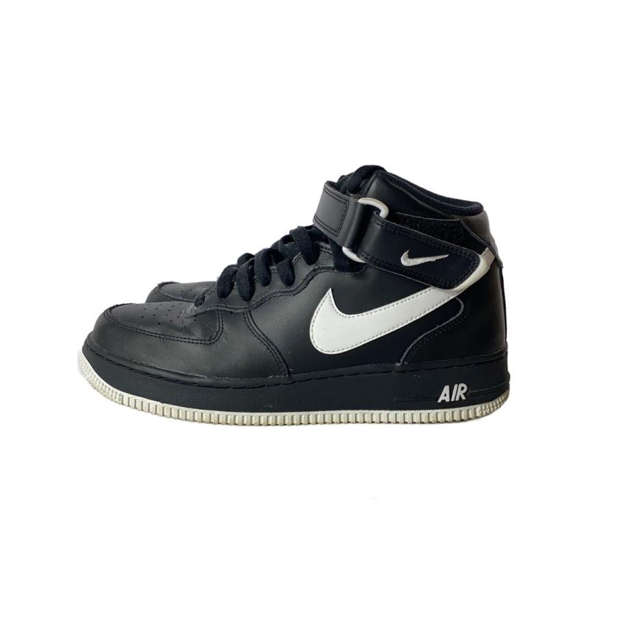 NIKE◇AIR FORCE 1 MID 07_エアフォース ミッド 07/26cm/BLK 